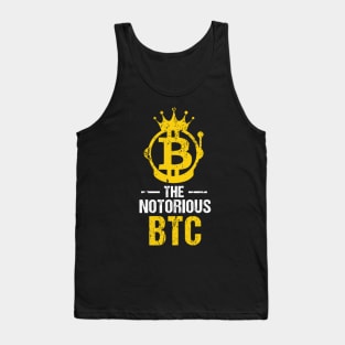 Funny The Notorious BTC Bitcoin Crypto Tank Top